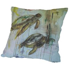  Two Turtles Throw Pillow  East Urban Home 