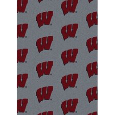 My Team by Milliken NCAA Repeating Wisconsin Novelty Rug