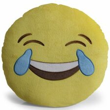  Emoji Joy Pillow Throw Pillow  OxGord 