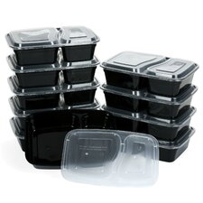  10 Piece 32 oz. Food Storage Container (Set of 10)  Heim Concept 