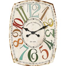  American Mercantile Wall Clock  Byron Anthony Home 