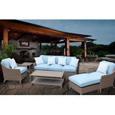 Best Choices Bayside Premium 6 Piece Deep Seating Group Set with Cushions Best Choices Bayside Premium 6 Piece Deep Seating Group Set with Cushions