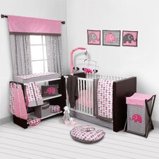  Elephants 9 Piece Crib Bedding Set  Bacati 