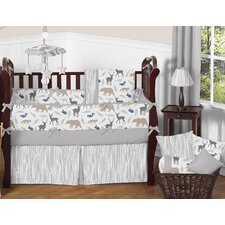  Woodland Animals 9 Piece Crib Bedding Set  Sweet Jojo Designs 