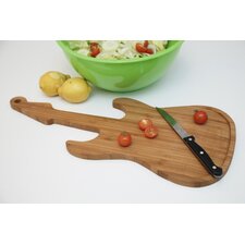  Bamboo Guitar Cutting Board  Kikkerland 