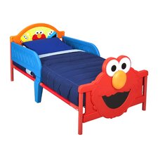  Sesame Street 3D Convertible Toddler Bed  Delta Children 