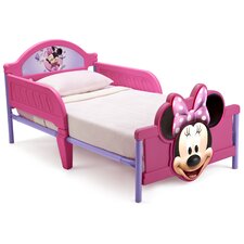  Disney Minnie Mouse 3D Convertible Toddler Bed  Delta Children 