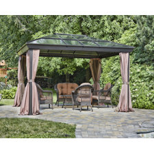  Four Season 12 Ft. W x 16 Ft. D Metal Permanent Gazebo  Gazebo Penguin 