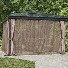  Four Season 12 Ft. W x 14 Ft. D Metal Permanent Gazebo  Gazebo Penguin 
