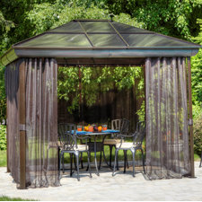  Four Season 10 Ft. W x 14 Ft. D Metal Permanent Gazebo  Gazebo Penguin 