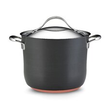  Nouvelle Copper 8-qt. Stock Pot with Lid  Anolon 