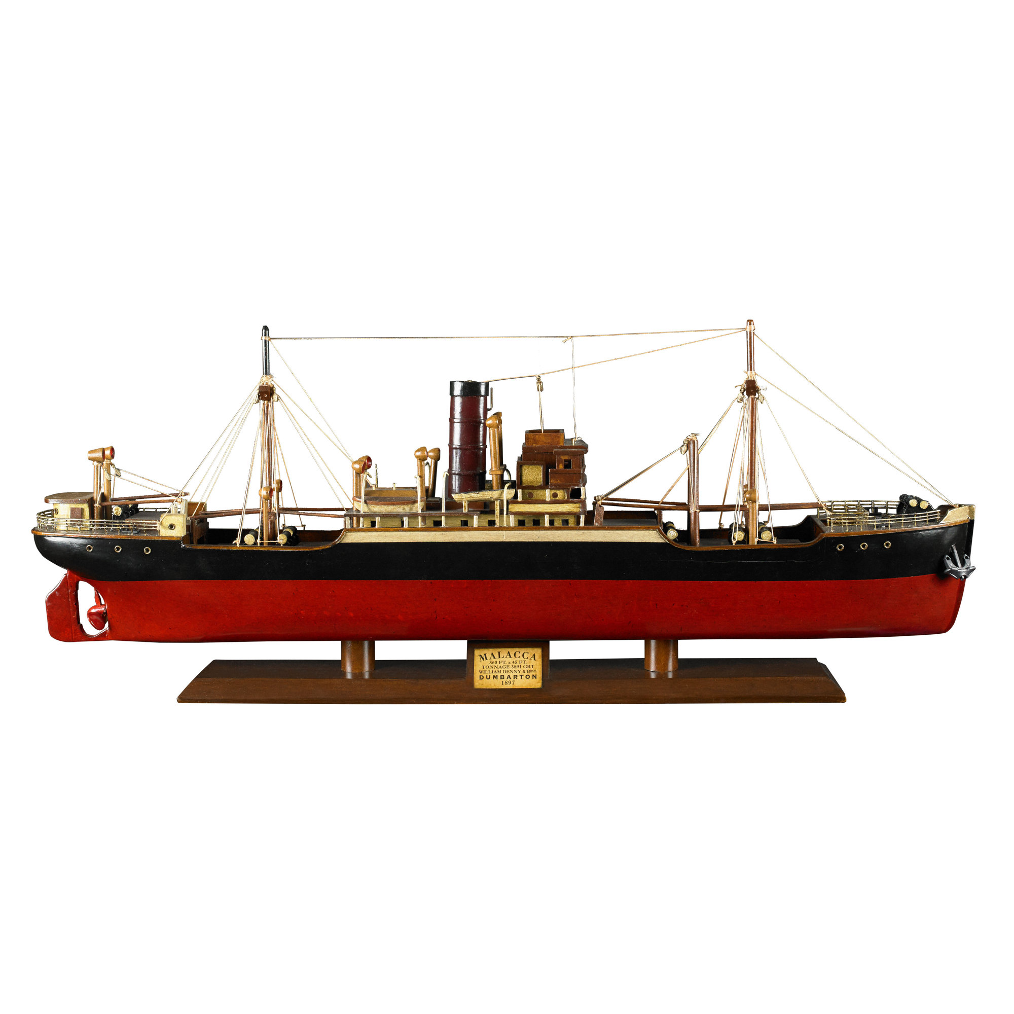 Authentic Models Tramp Steamer Malacca Model Boat 781934580942 eBay