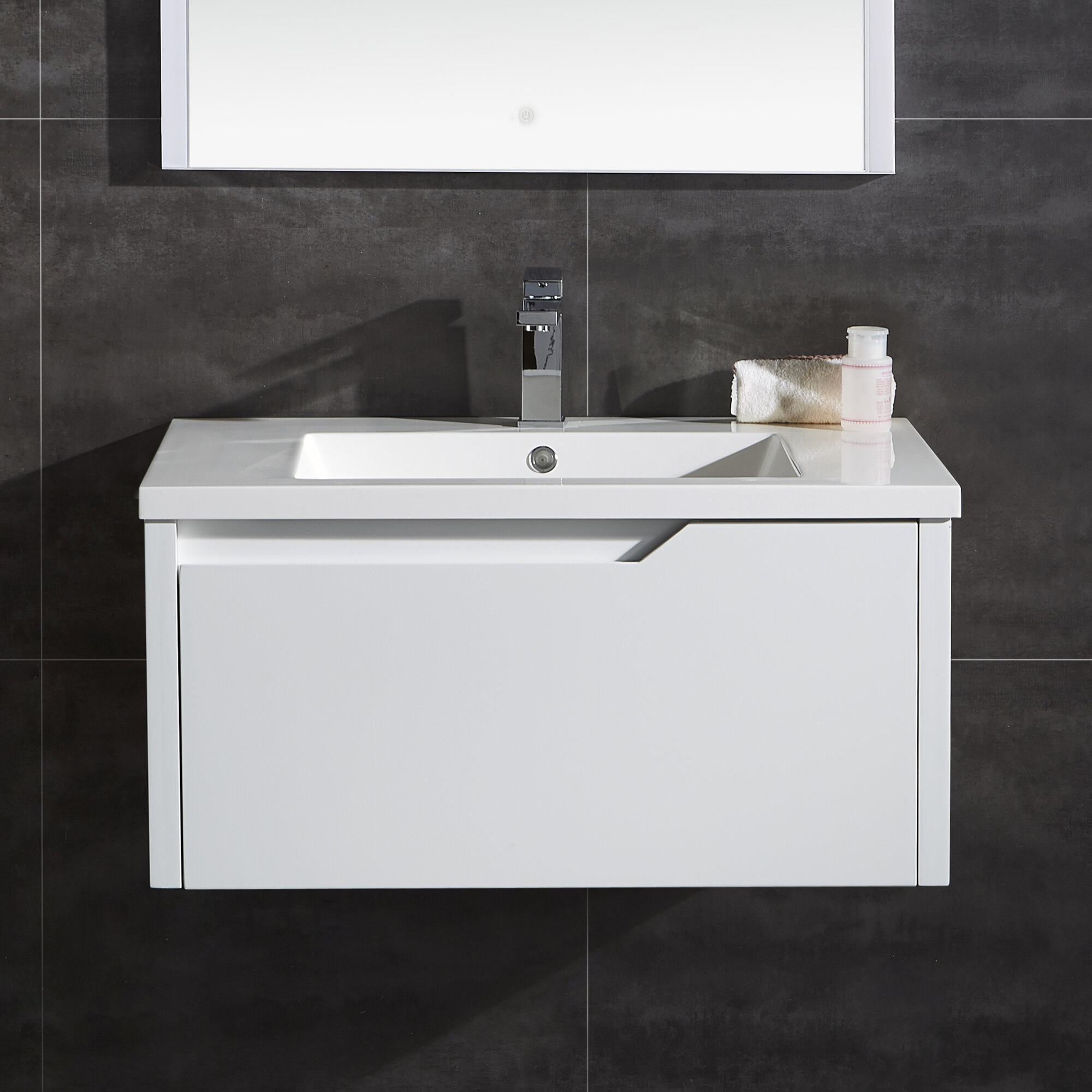 Ove Decors Pavo 32 Floating Single Drawer LED Bathroom Vanity 32