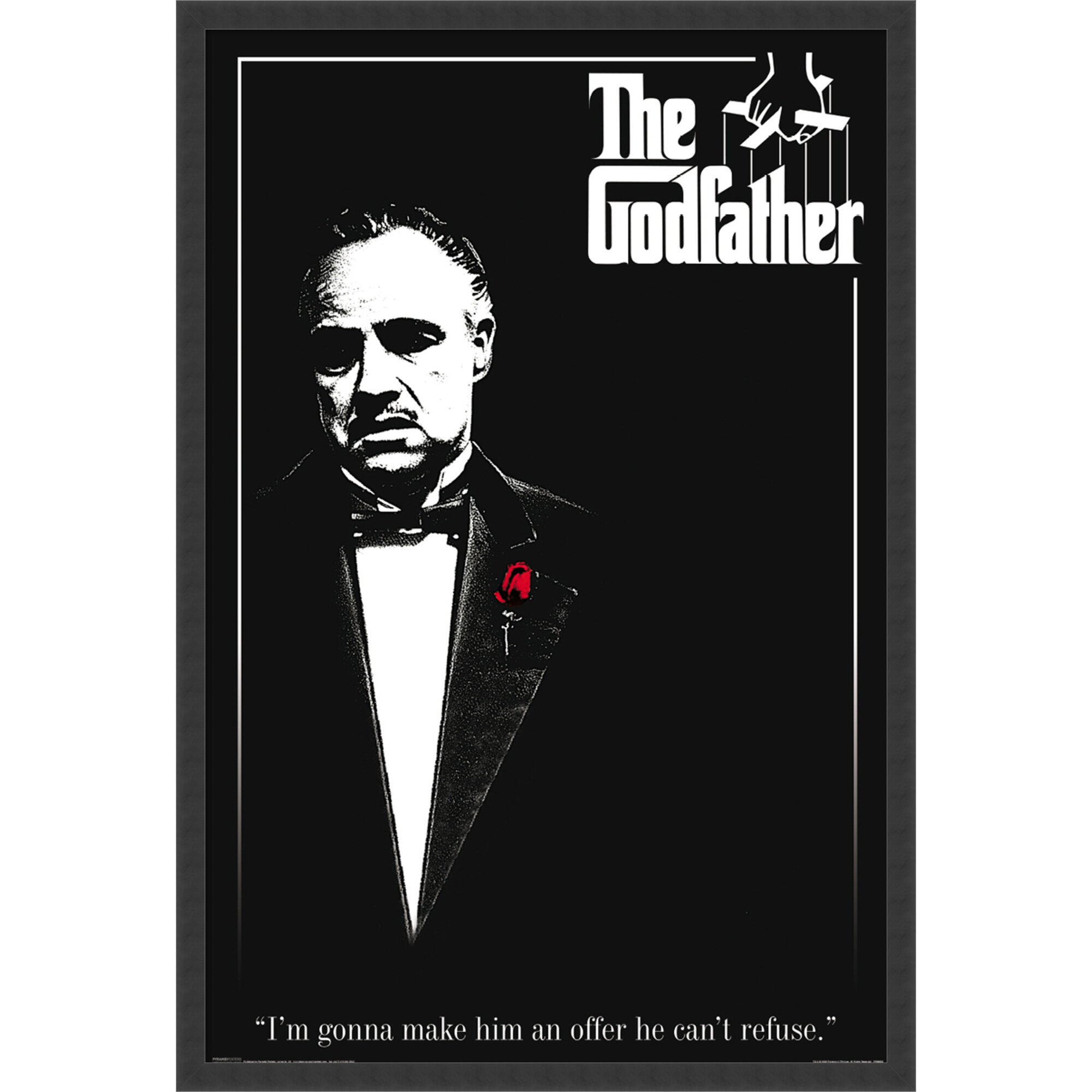 Art Posters Godfather Poster Marlon Brando Dollar Bill New 24x36 Art