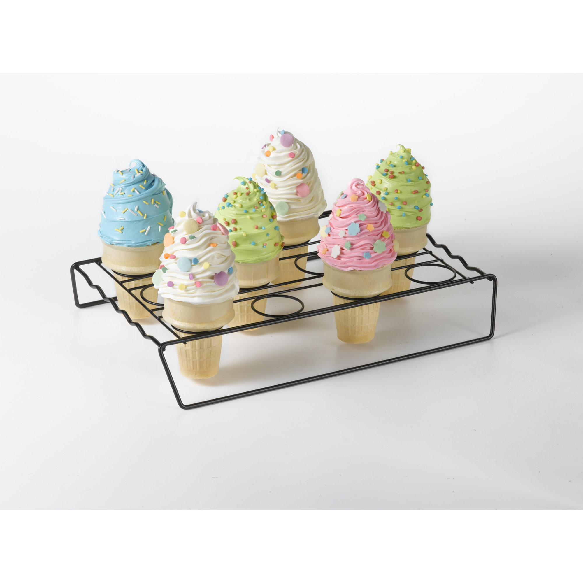 Nifty Home Products Ice Cream Cone Cupcake Baking Rack eBay