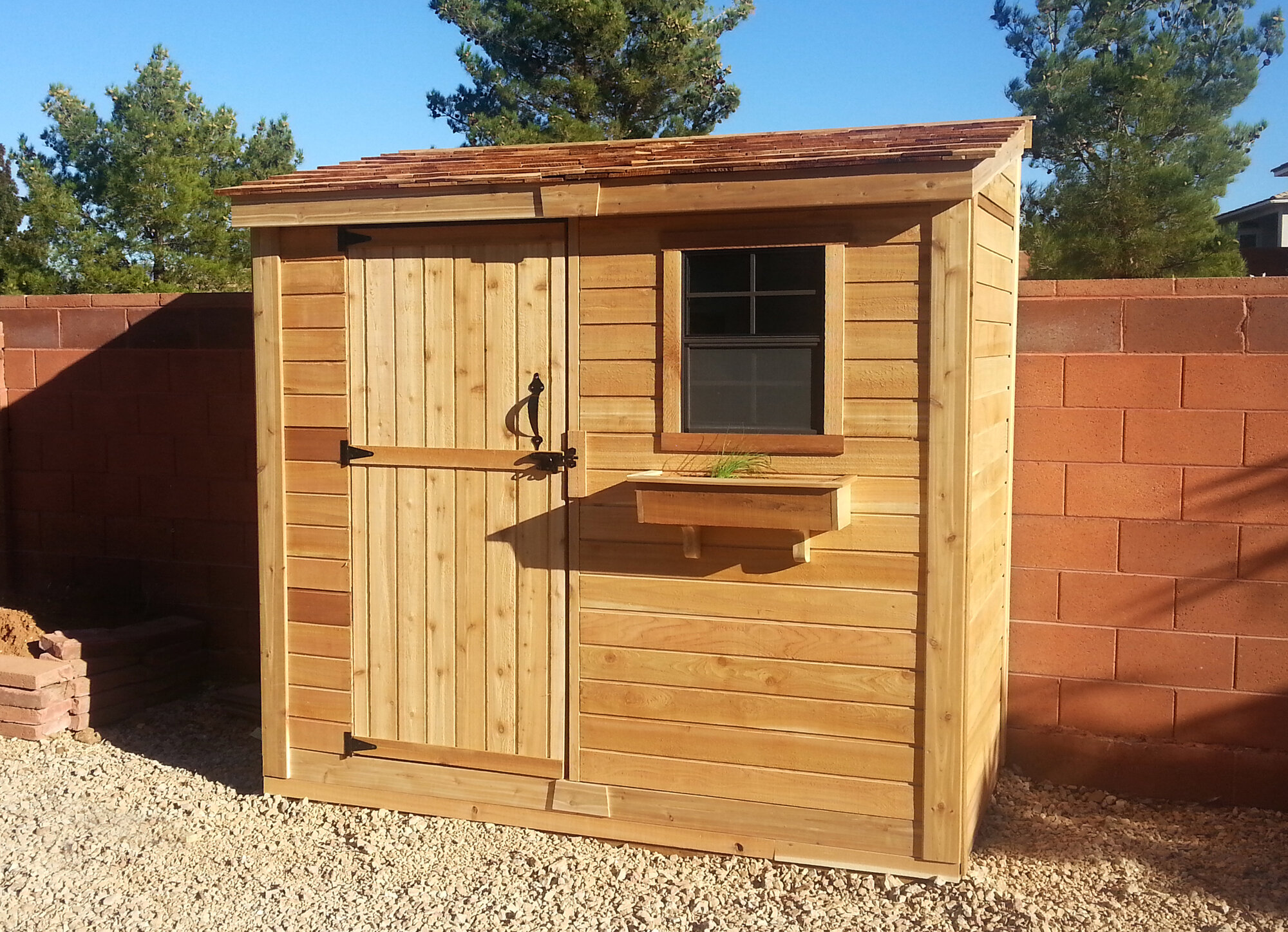 Solid Wood Lean To Storage Shed Australia