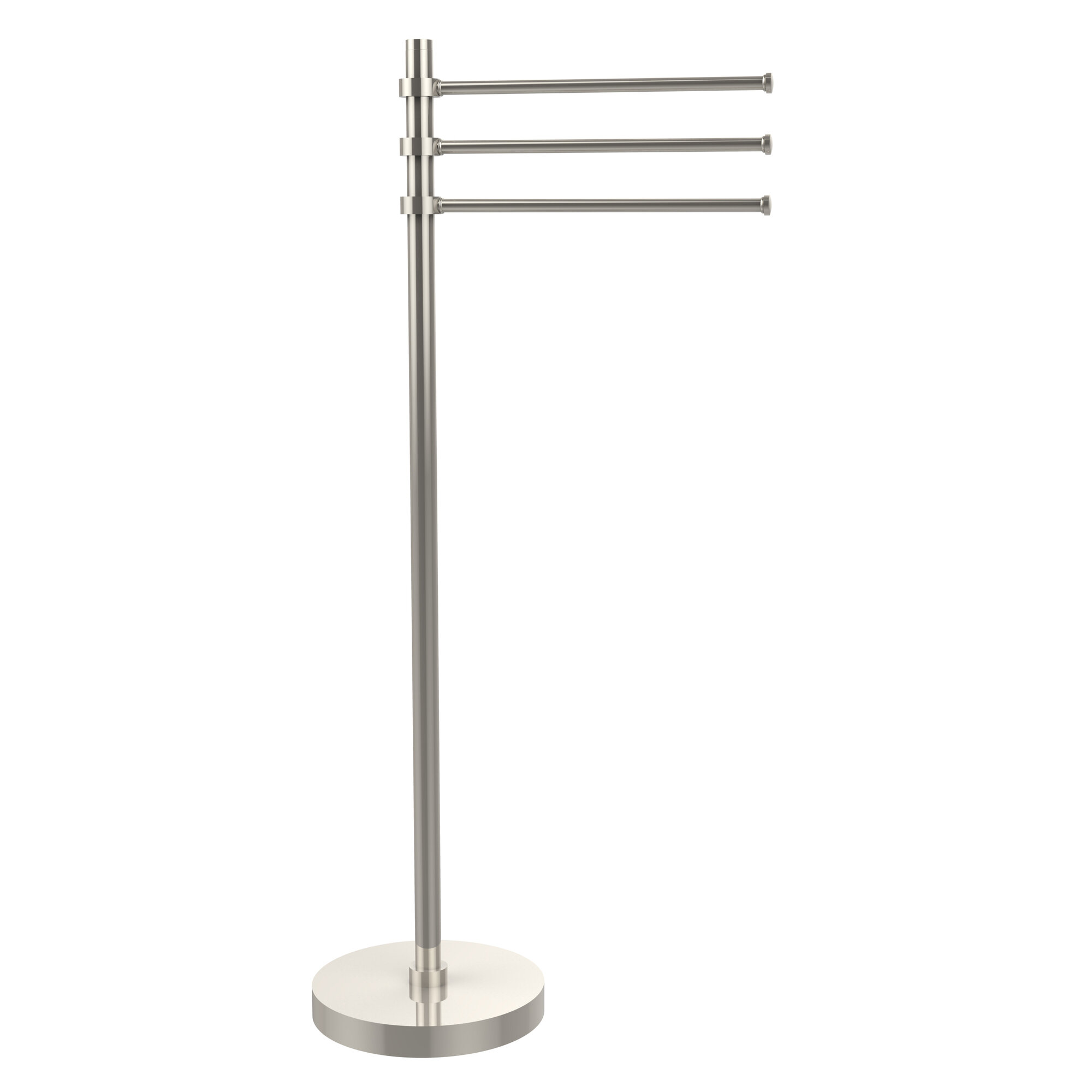 Allied Brass Universal Free Standing Towel Stand Polished Nickel | eBay