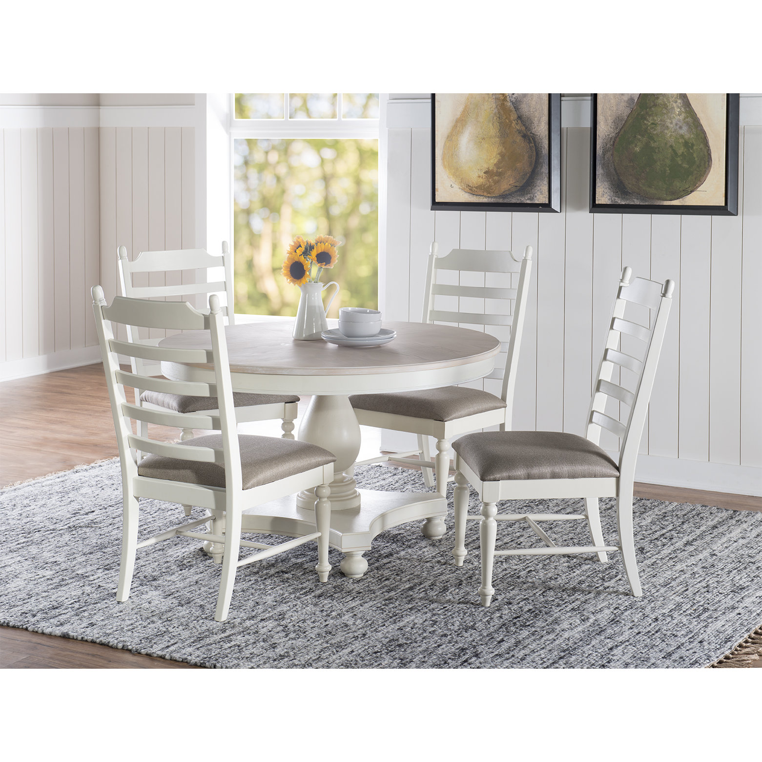 Powell Furniture Slater Round 5 Piece Dining Set 81438477473 Ebay Categories