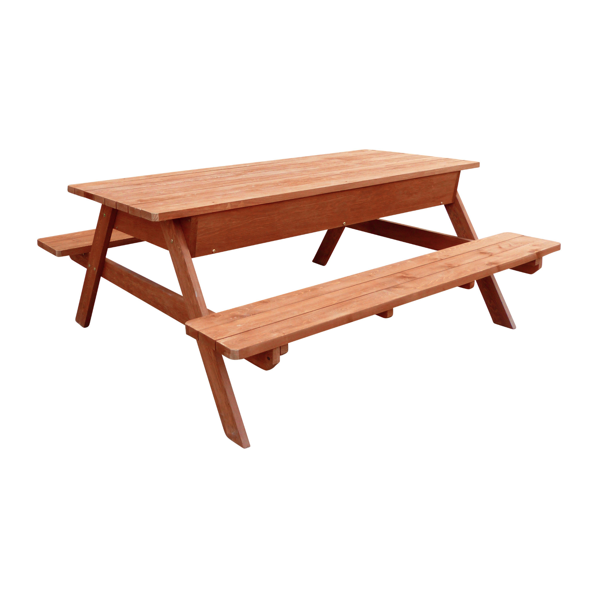 cedar wood picnic table