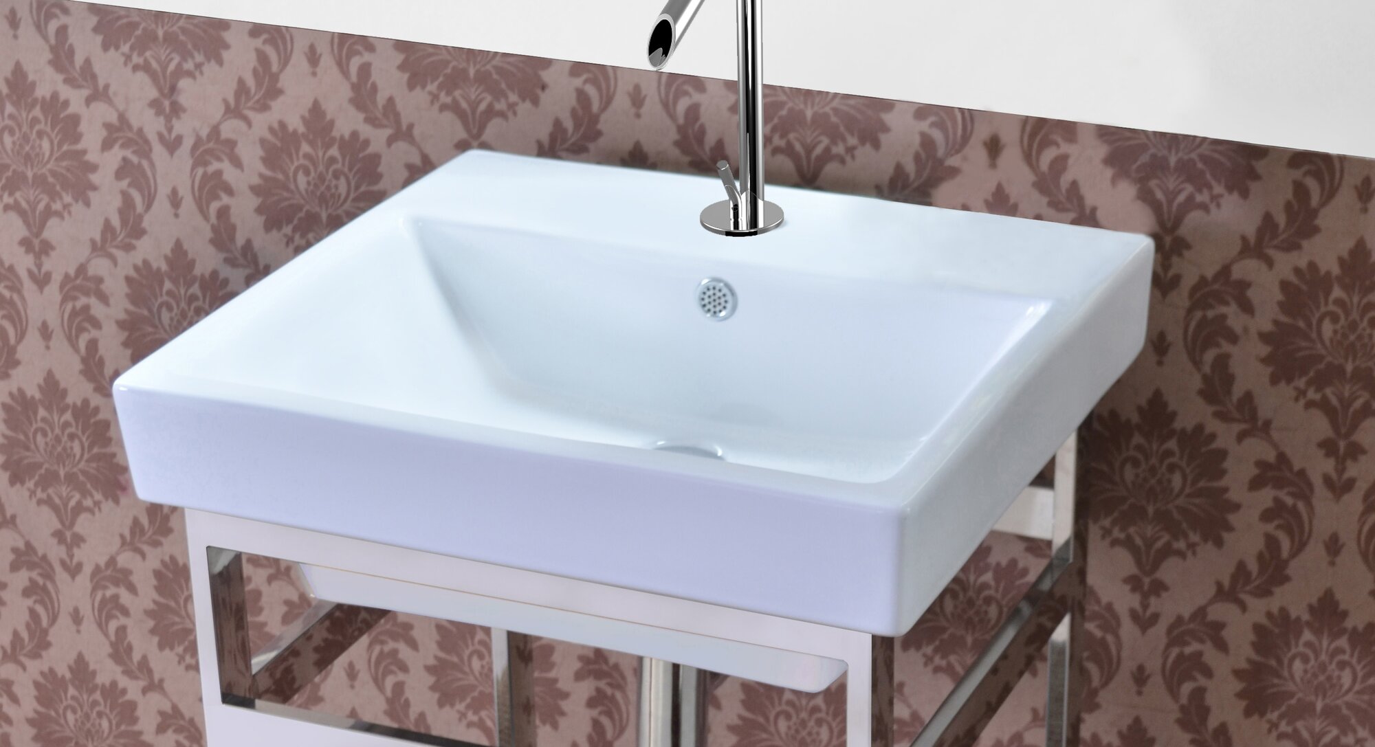 console for bathroom sink