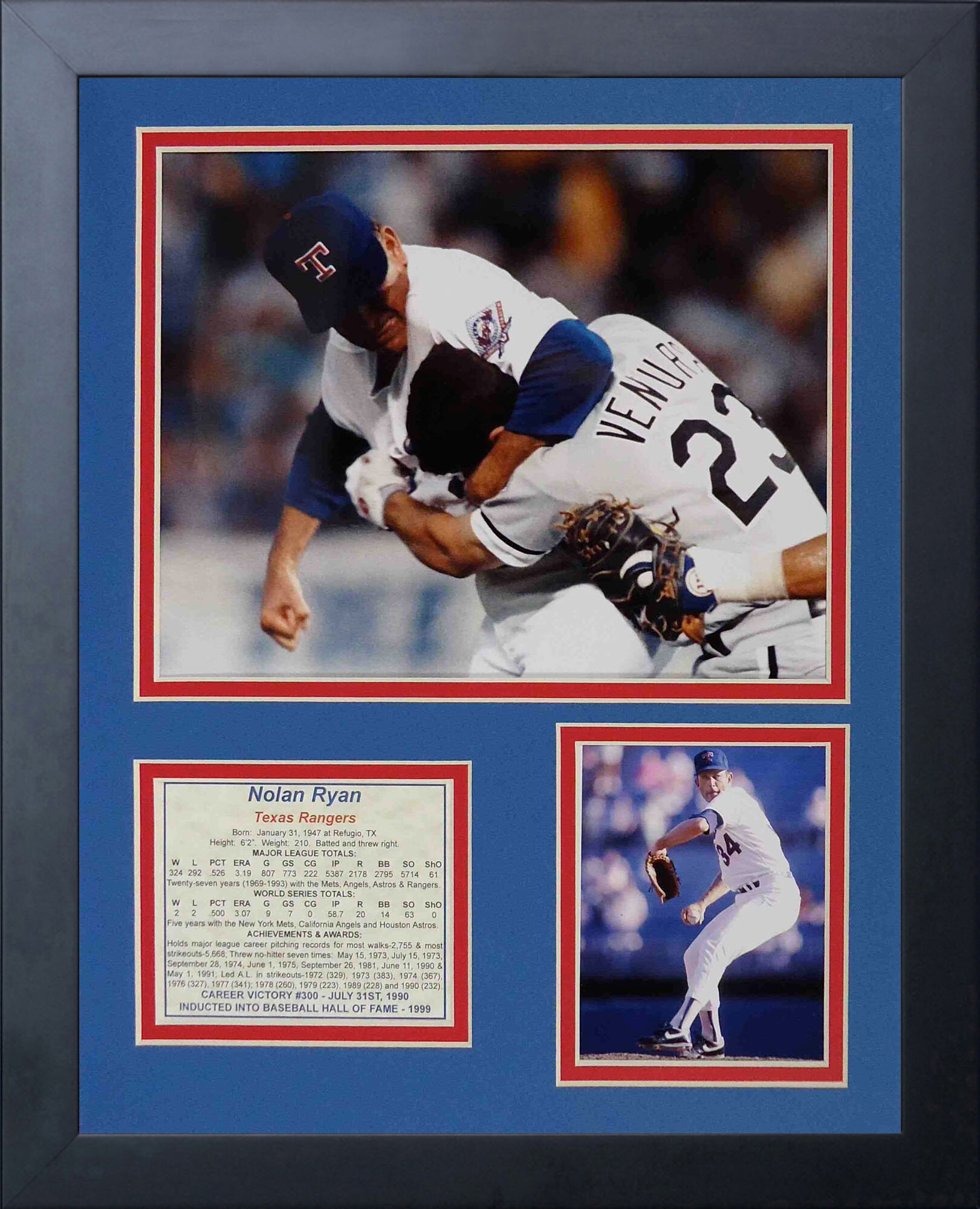 Legends Never Die Nolan Ryan Fight Framed Memorabilia | eBay