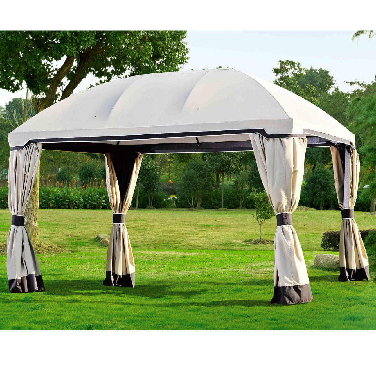 Sunjoy Replacement Canopy for 10' W x 13' D Pomeroy Domed Top Gazebo