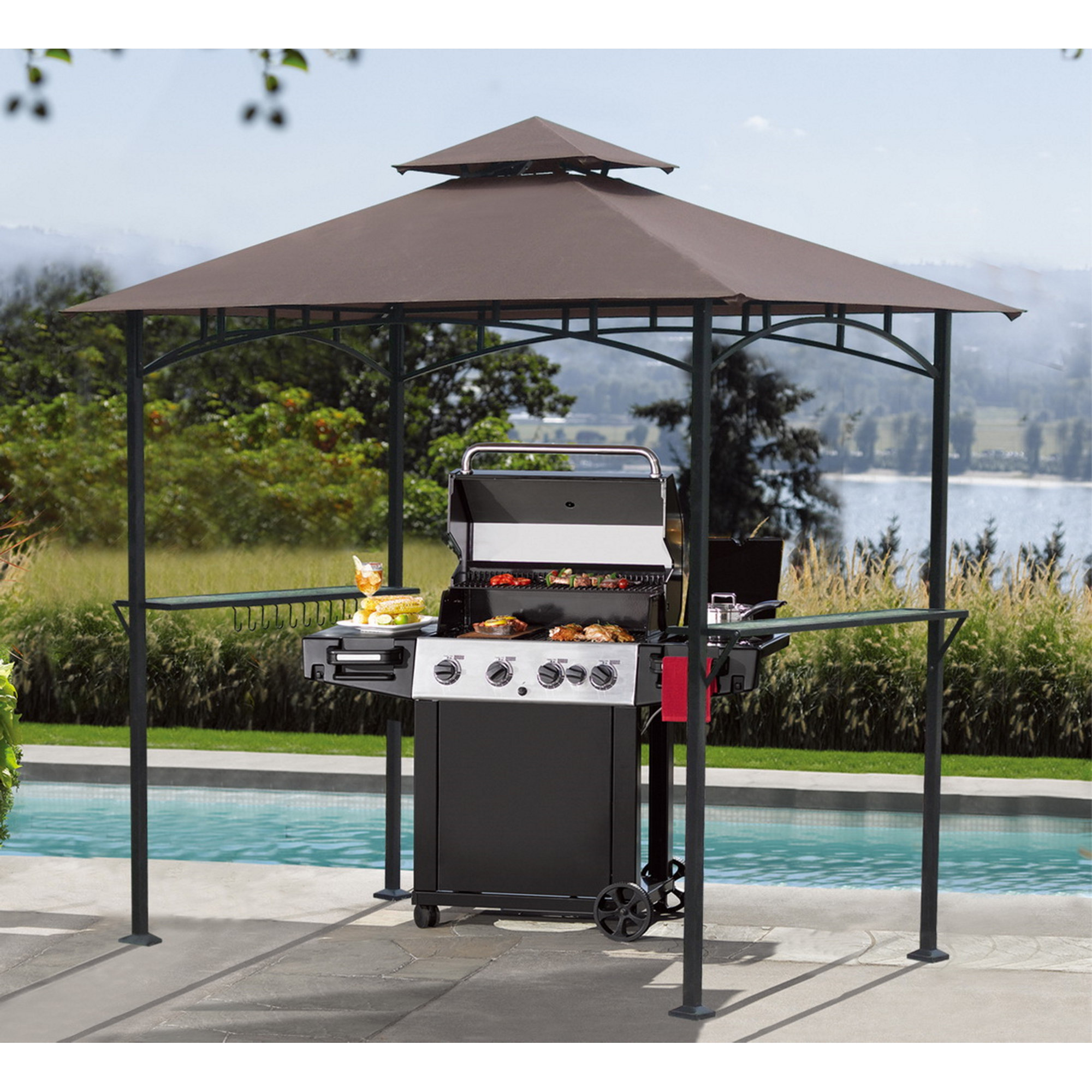 Sunjoy Replacement Canopy for Grill Shelter eBay