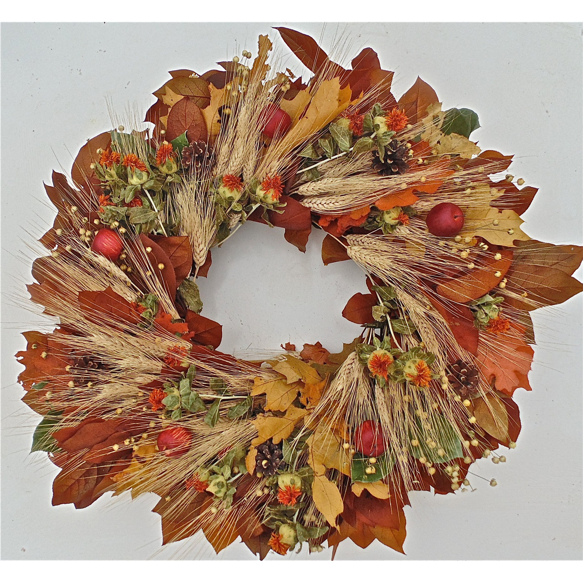 Dried Flowers and Wreaths LLC Carmel Fall Wreath 190212392250 eBay