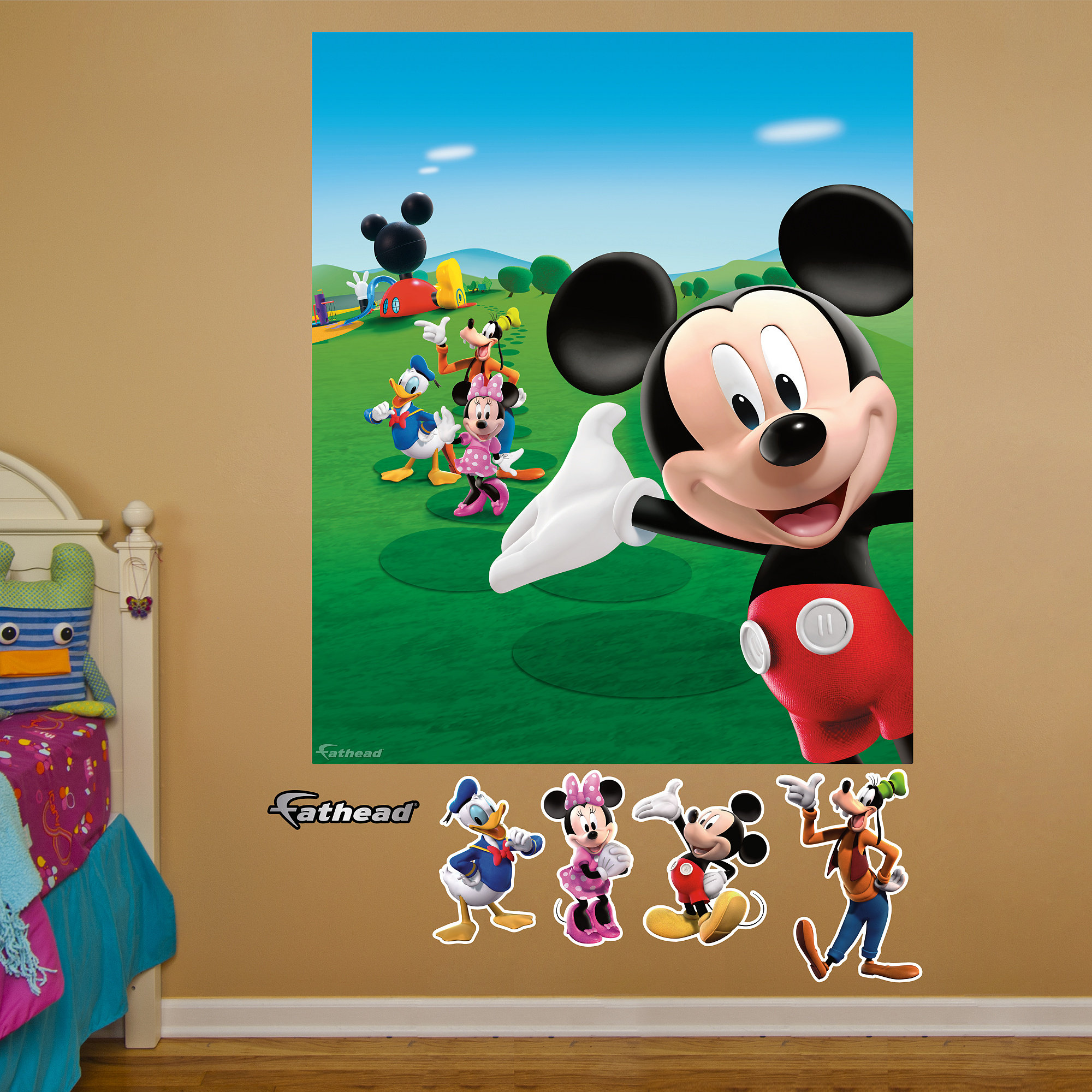 Fathead Disney Mickey Mouse Clubhouse Wall Mural