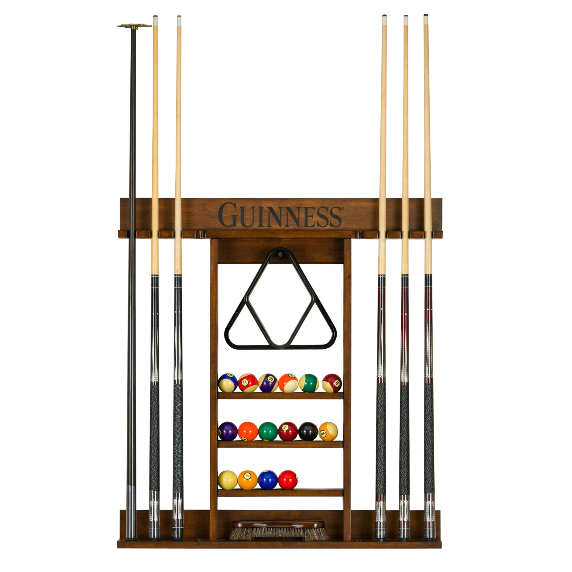 pool table wall rack