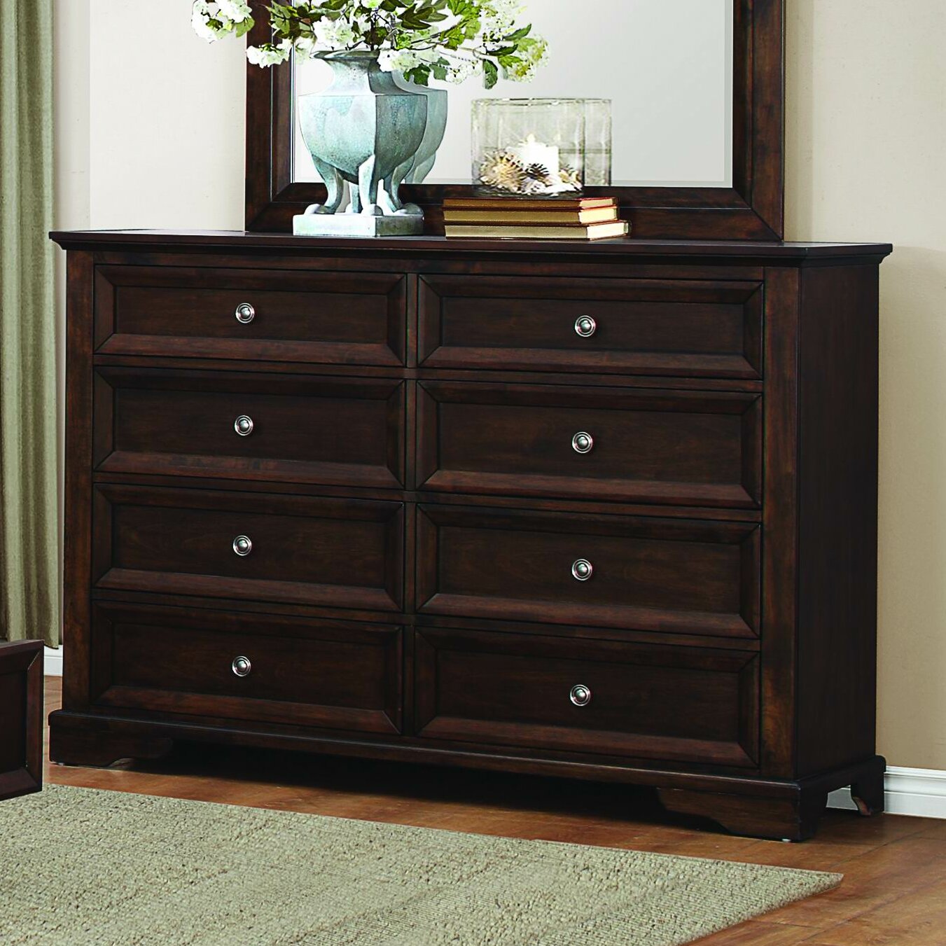 Homelegance Eunice 8 Drawer Double Dresser 782359397931 Ebay