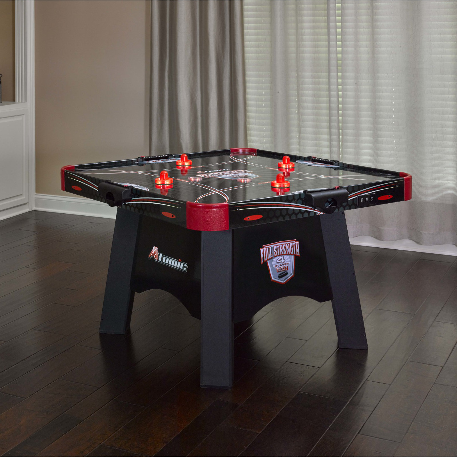 Atomic Game Tables 47.5"Air Powered Hockey Table 754806258652 eBay