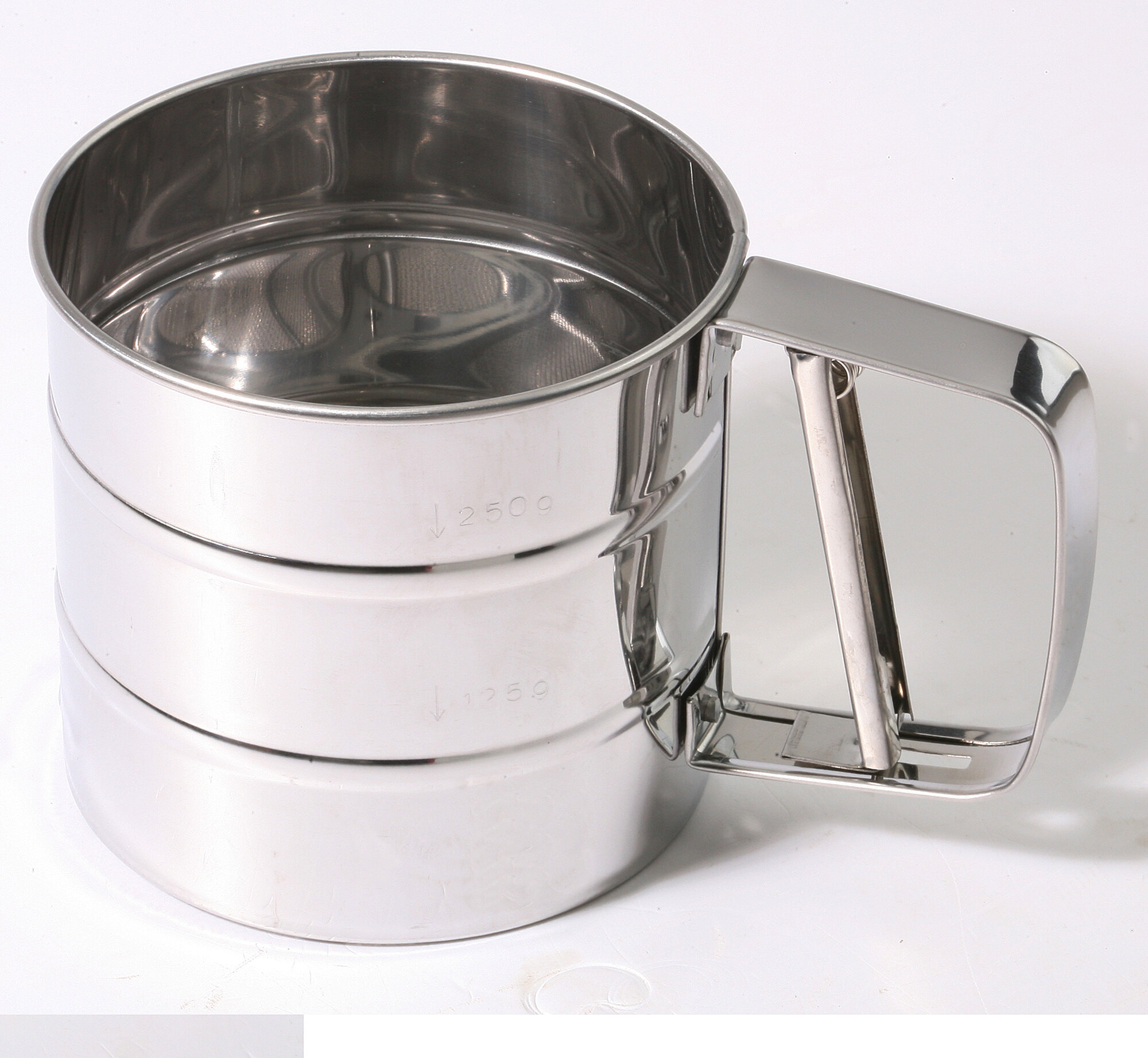 Culinary Edge 3 Cup Stainless Steel Flour Sifter | eBay Stainless Steel Flour Sifter Made In Usa