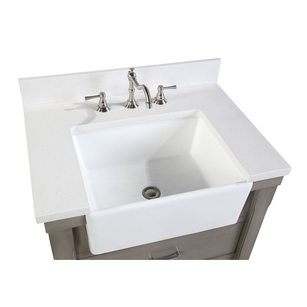 Kitchen Bath Collection Charlotte 30 Single Bathroom Vanity Set