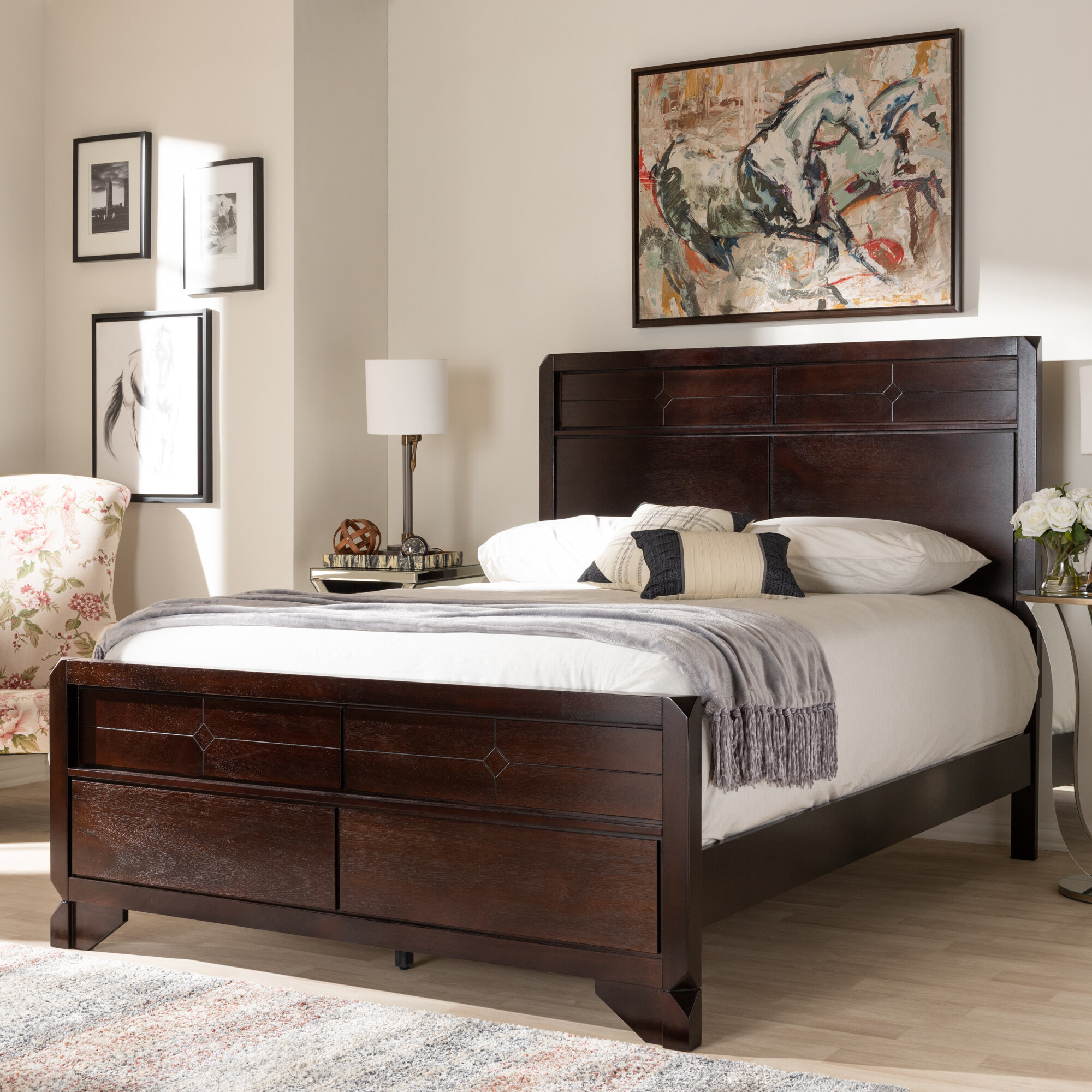 Red Barrel Studio Humberwood Queen Panel Bed | eBay