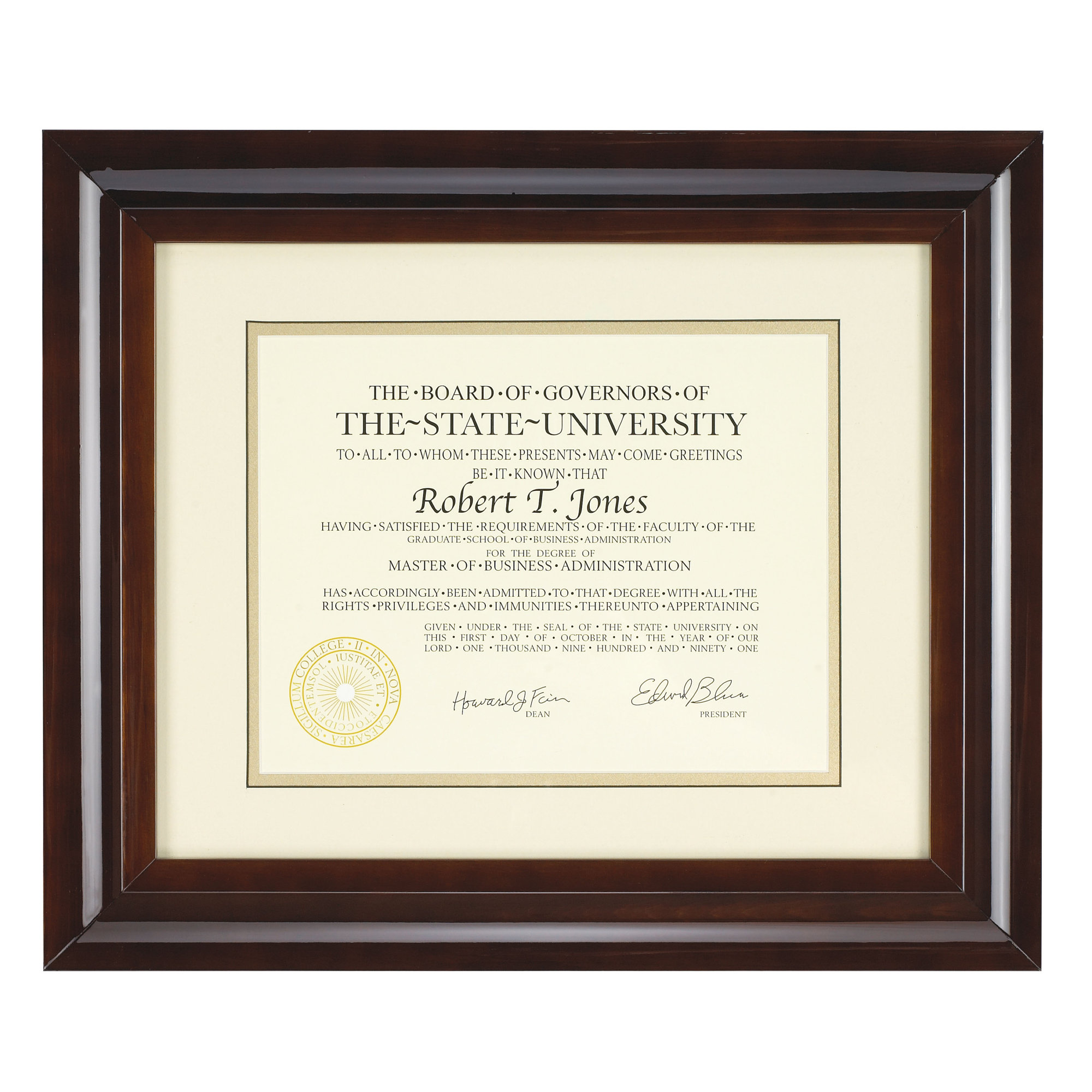 Nielsen Bainbridge Pinnacle Hampton Document Picture Frame eBay