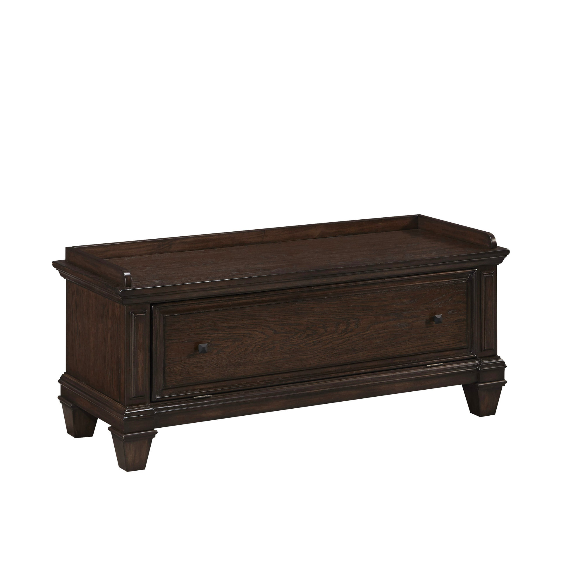 Darby Home Co Larksville Wood Storage Bench Ebay