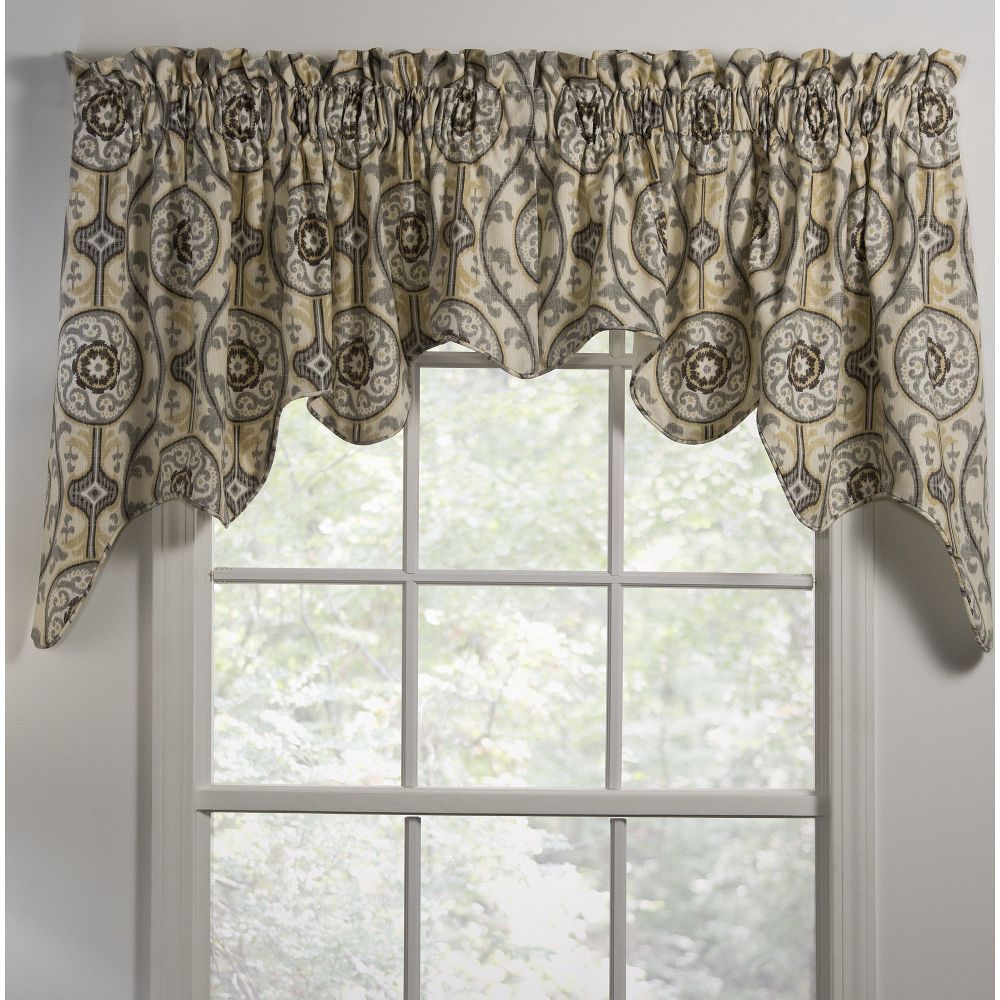 Darby Home Co Gilberto Lined Empress Swag 100" Window Valance eBay
