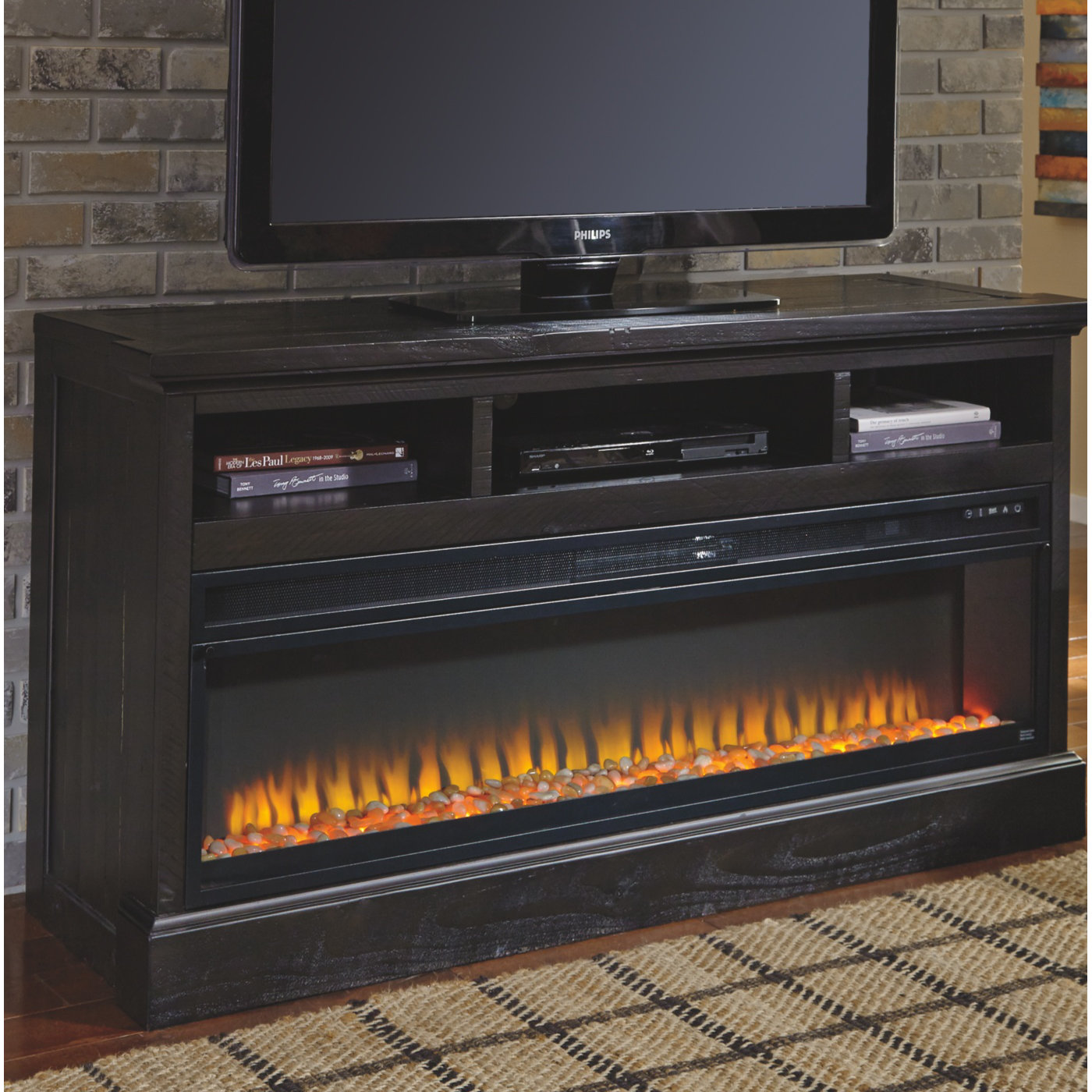 Charlton Home Knighten Electric Fireplace Insert Ebay