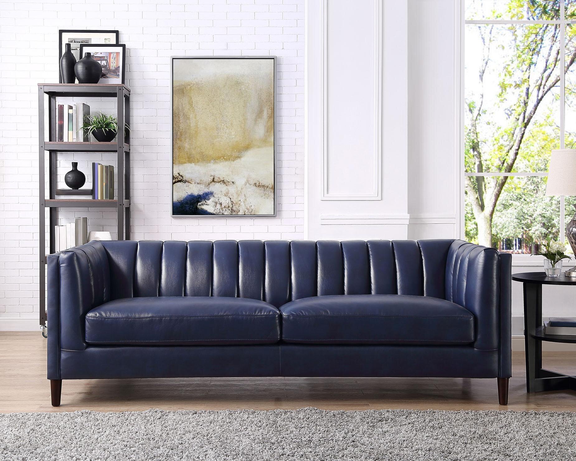 corrigan studio leather sofa
