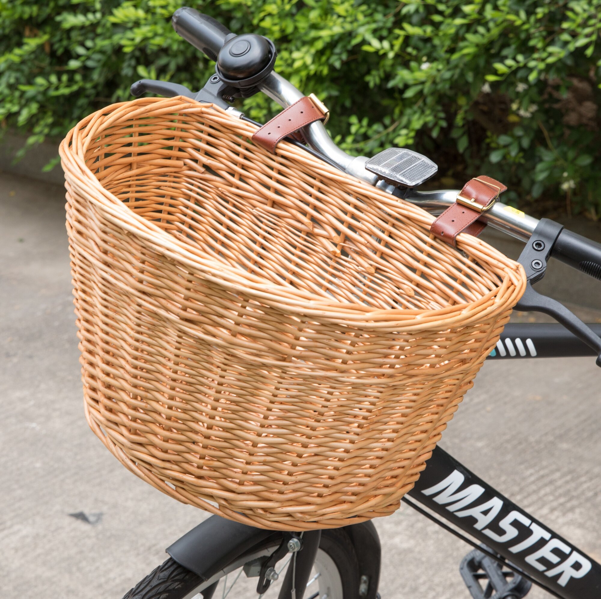 vintage wicker bike basket