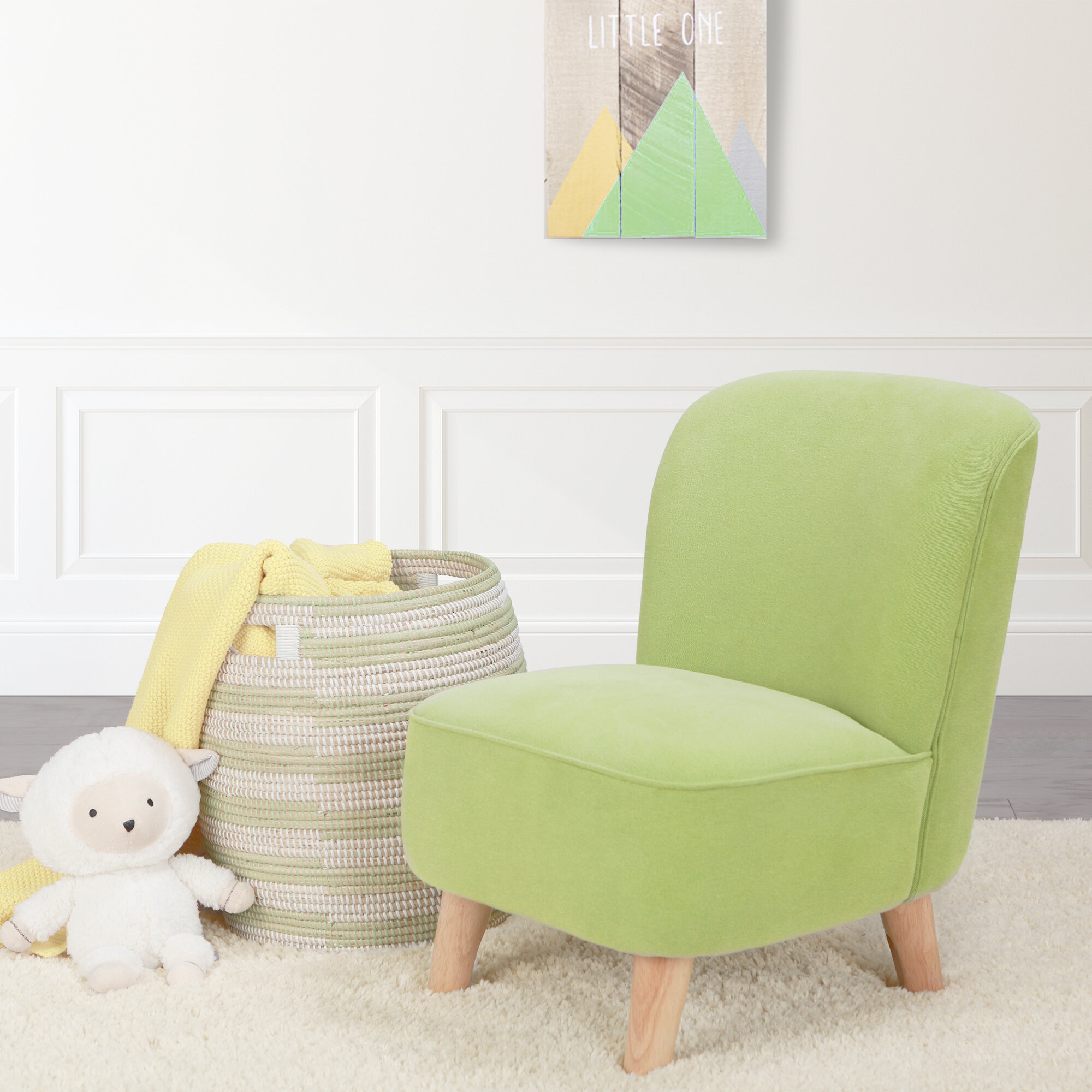 Karla Dubois Juni Ultra Comfort Kids Chair In Lavender Mist