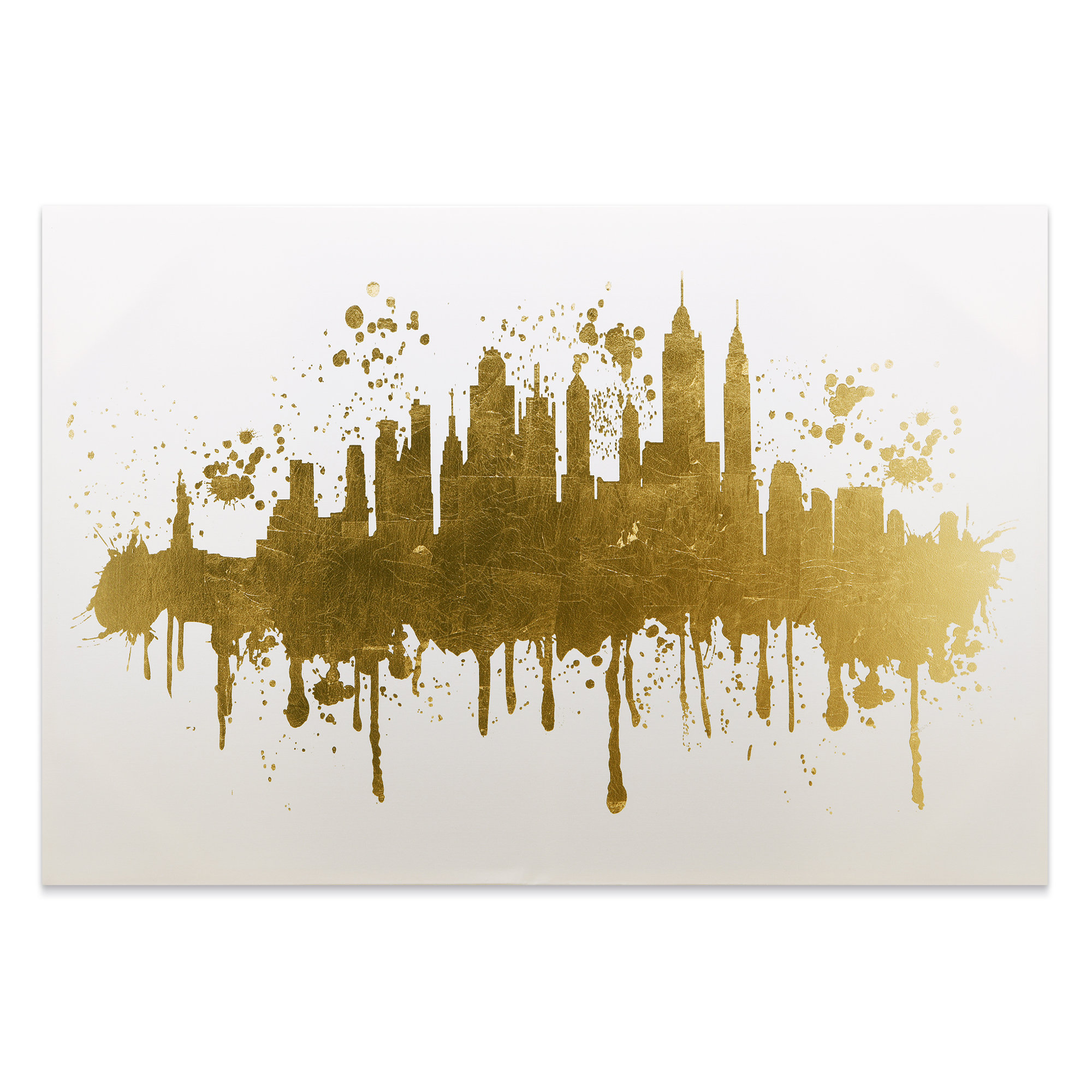 mercer41 stamped nyc skyline