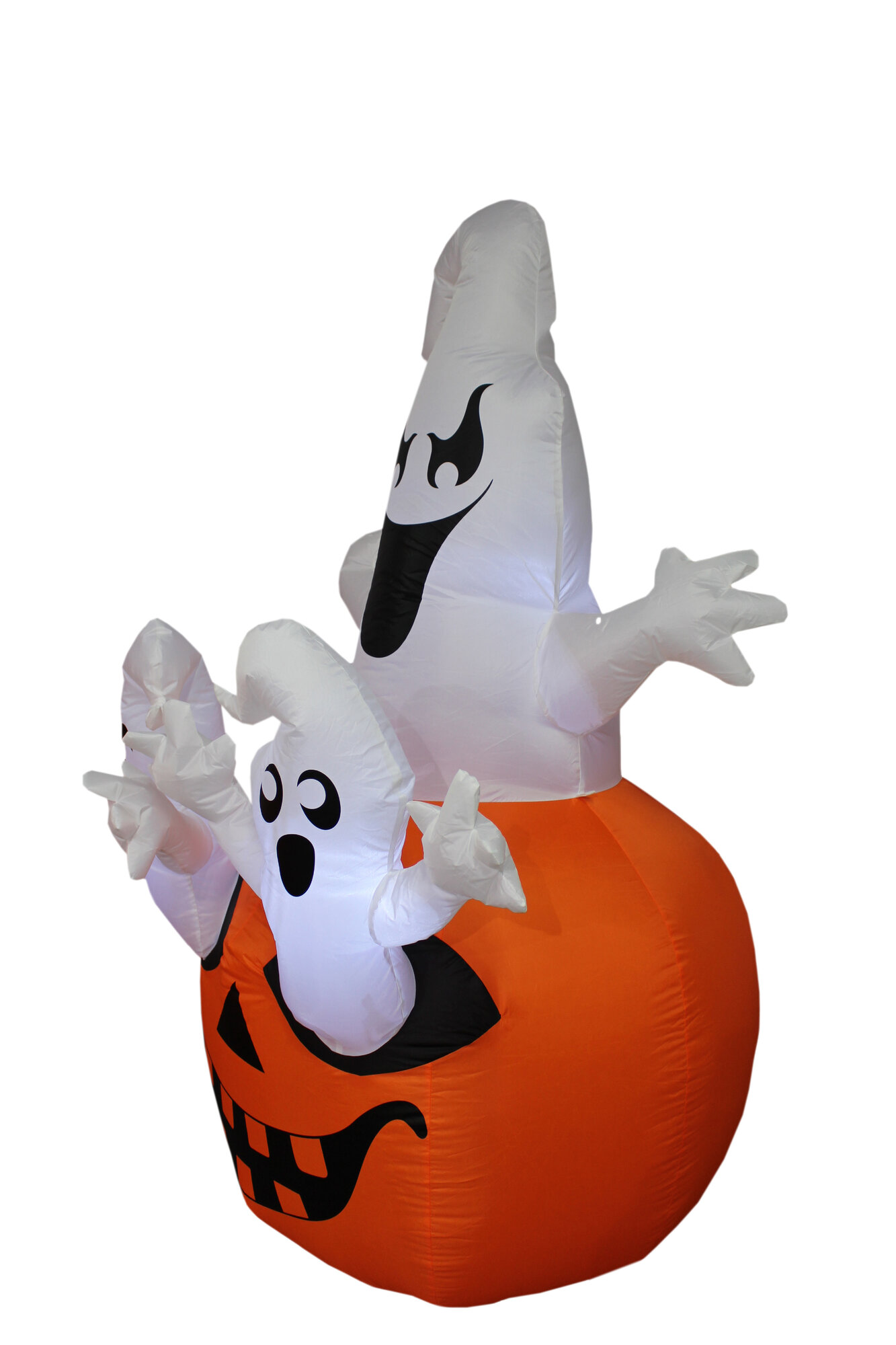 The Holiday Aisle Halloween Inflatable Pumpkin with Ghost 192028910000 ...