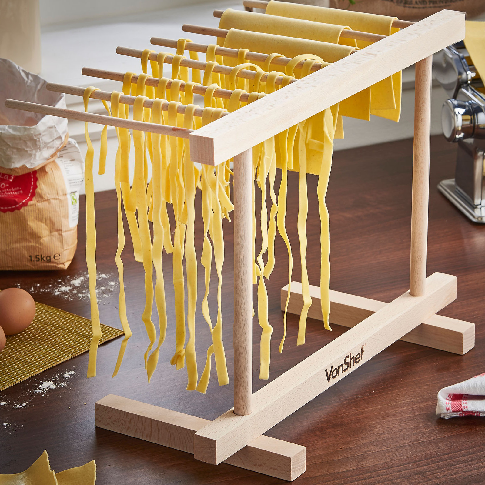 VonShef Collapsible Pasta and Spaghetti Drying Rack Stand 5060351499217