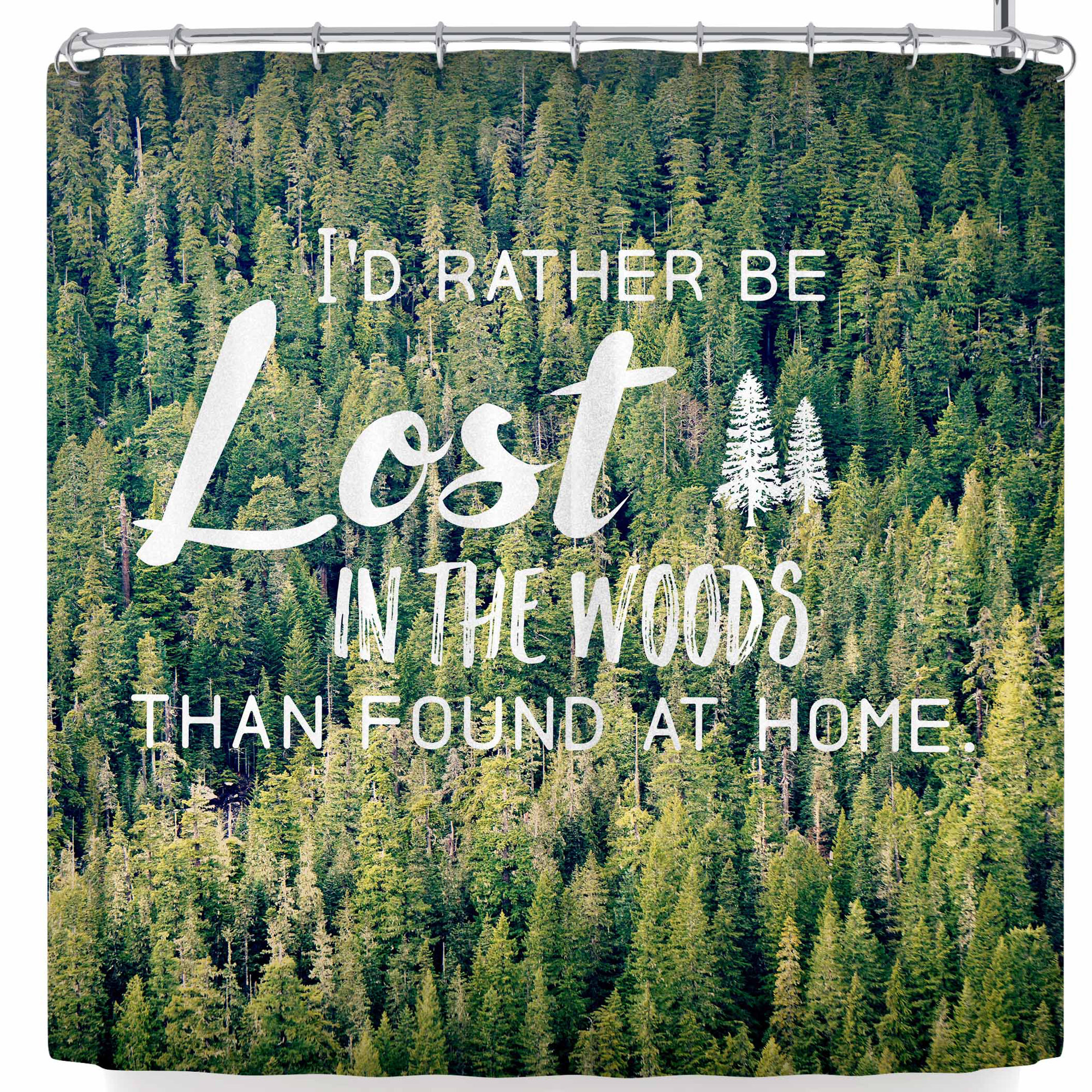 East Urban Home Robin Dickinson Lost In The Woods Single Shower