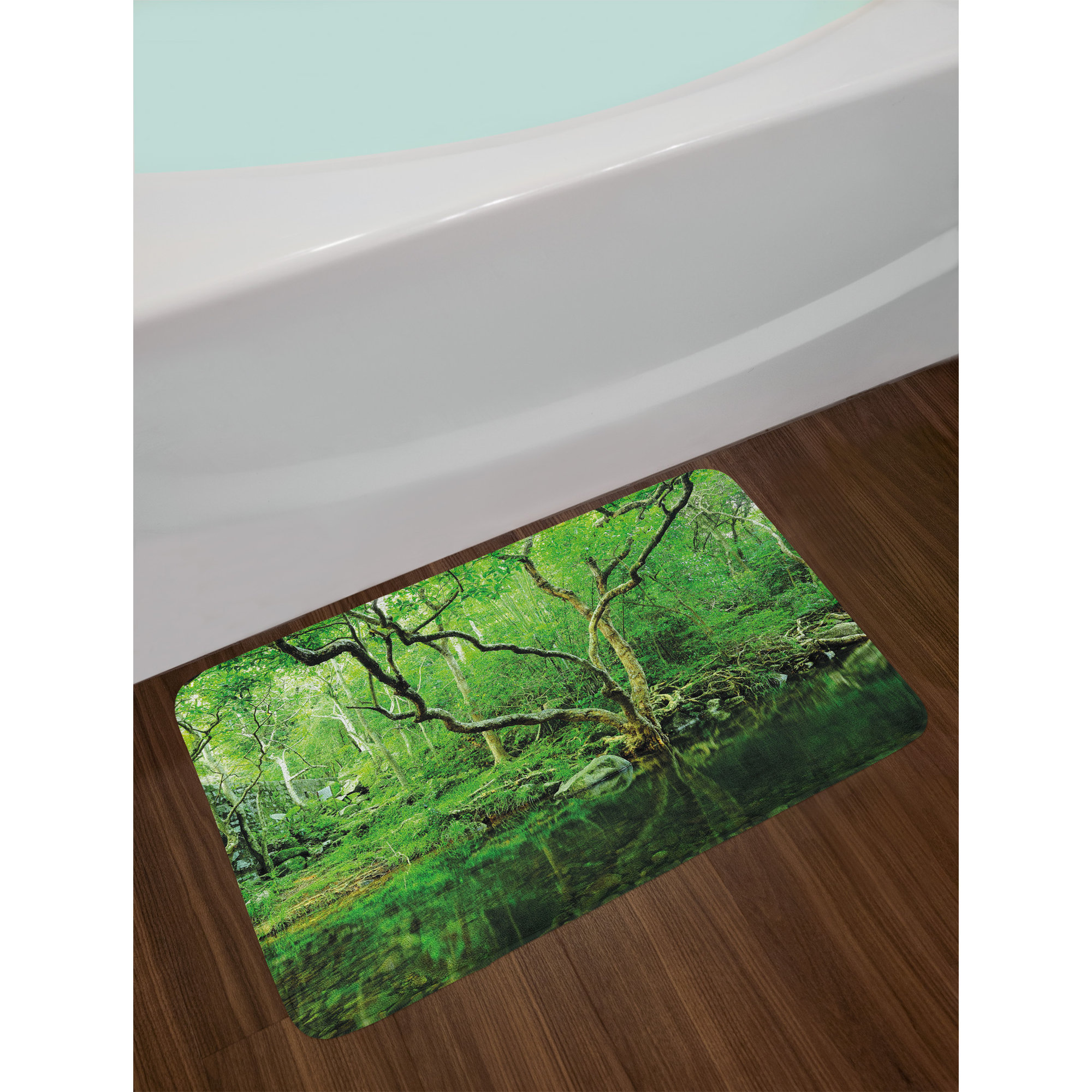 East Urban Home Forest Green Bath Rug ETRJ9089 192464223122 eBay