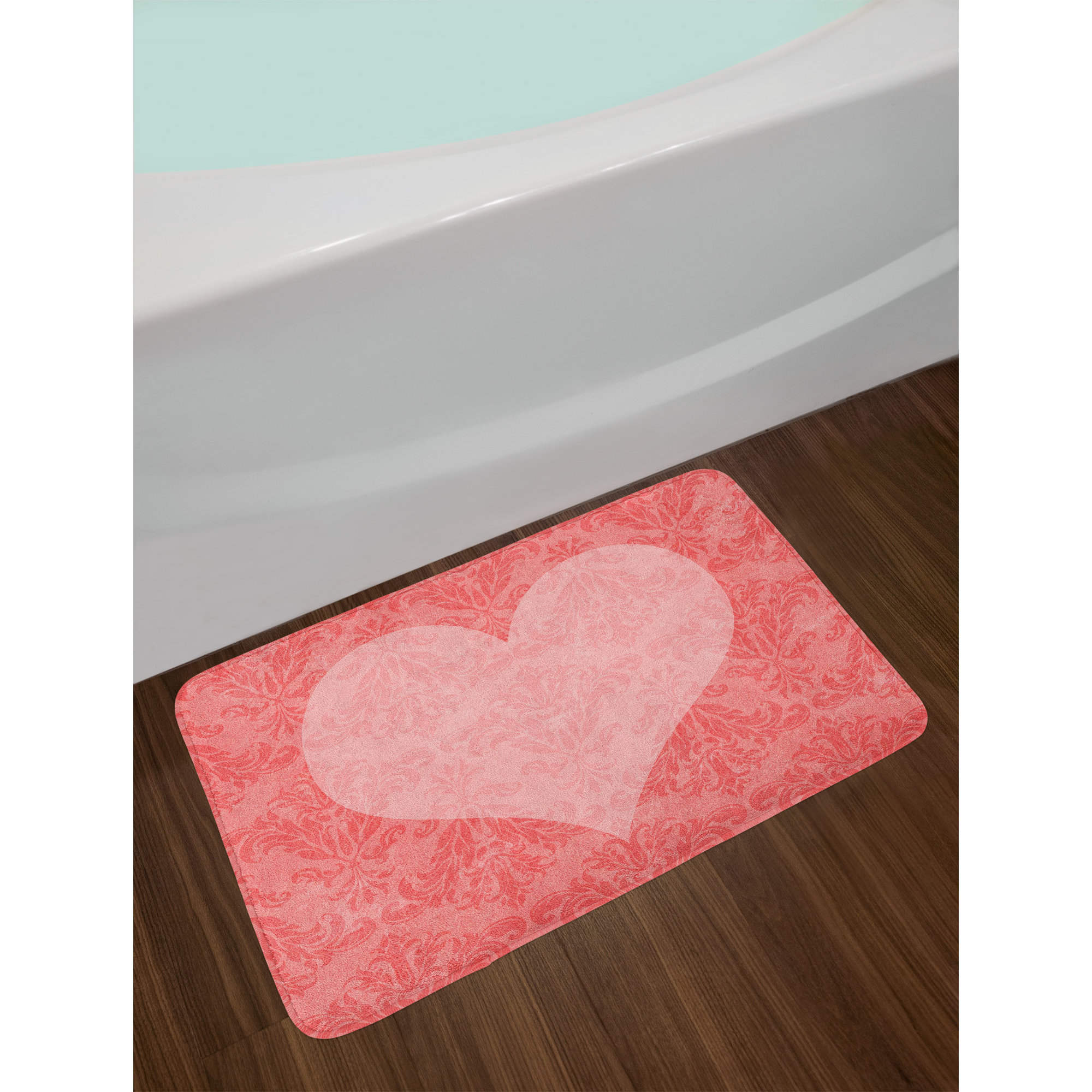 East Urban Home Big Pink Coral Bath Rug eBay