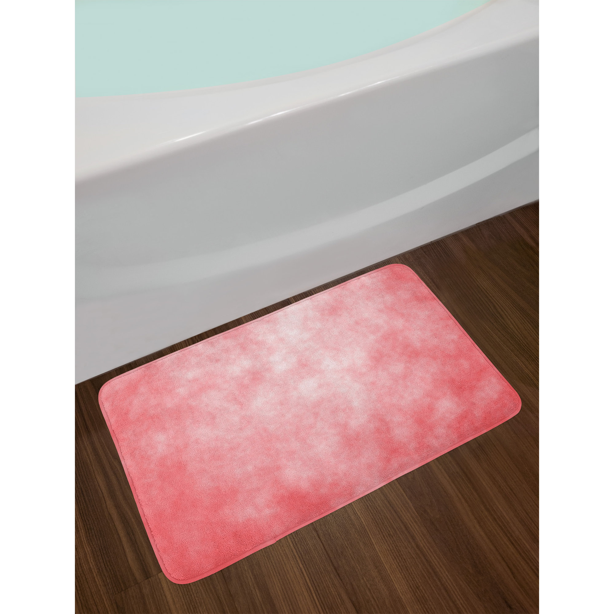 East Urban Home Pale Coral Bath Rug eBay