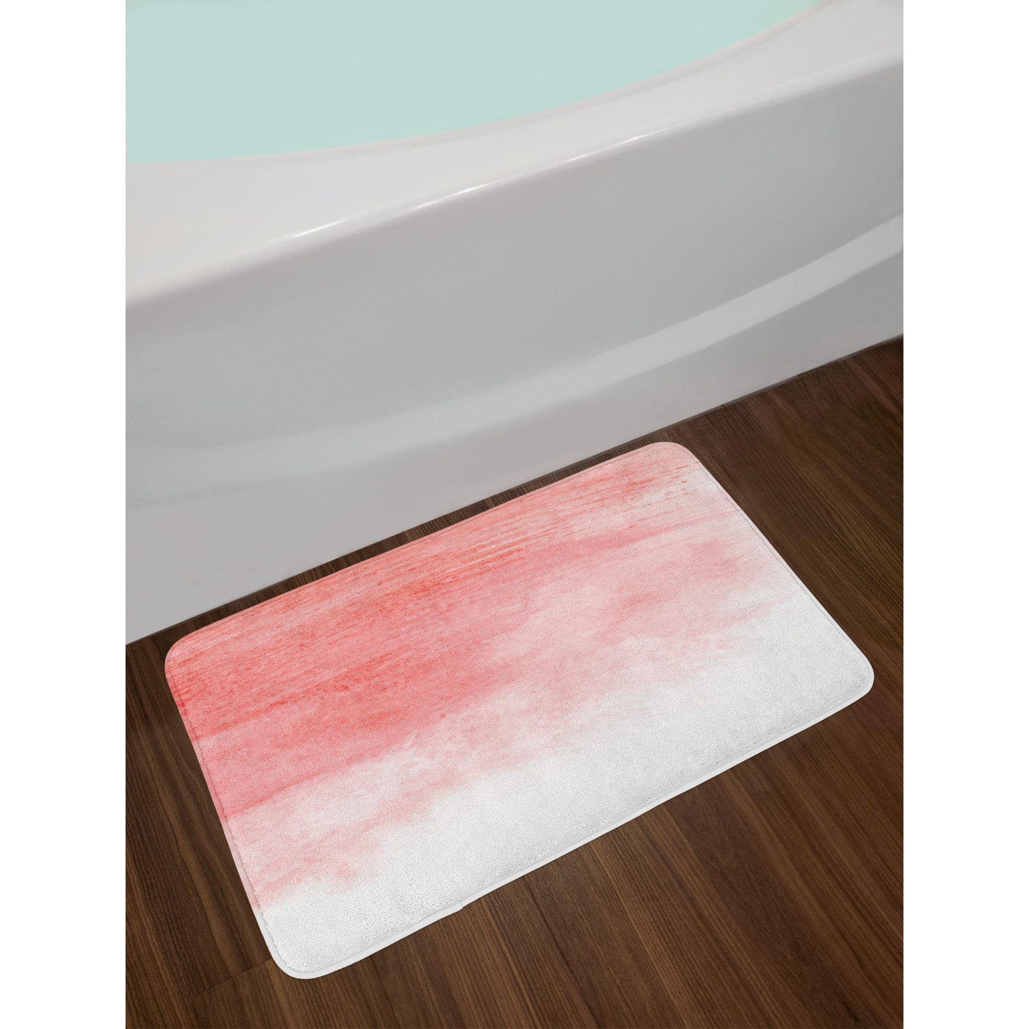 East Urban Home Hand Drawn Peach Bath Rug ETRK3528 eBay